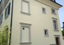 Schäden geflickt, Fugen abgedichtet und alles neu gestrichen.